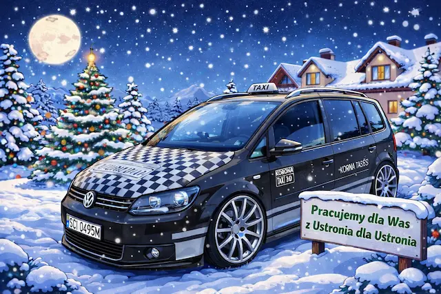 Taxi Brenna zima – bezpieczny transport